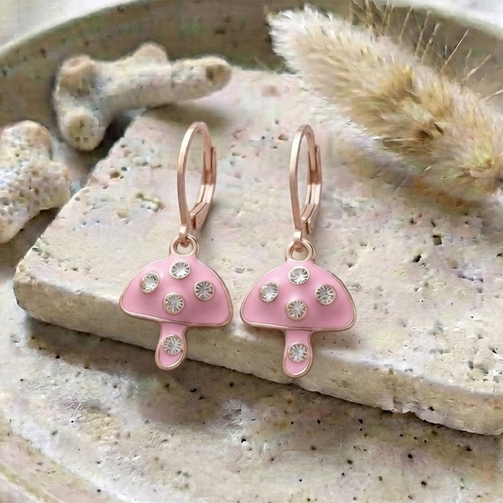 The99Jewel Iconic Rose Gold Plated Austrian Stone Hoop Earrings for women