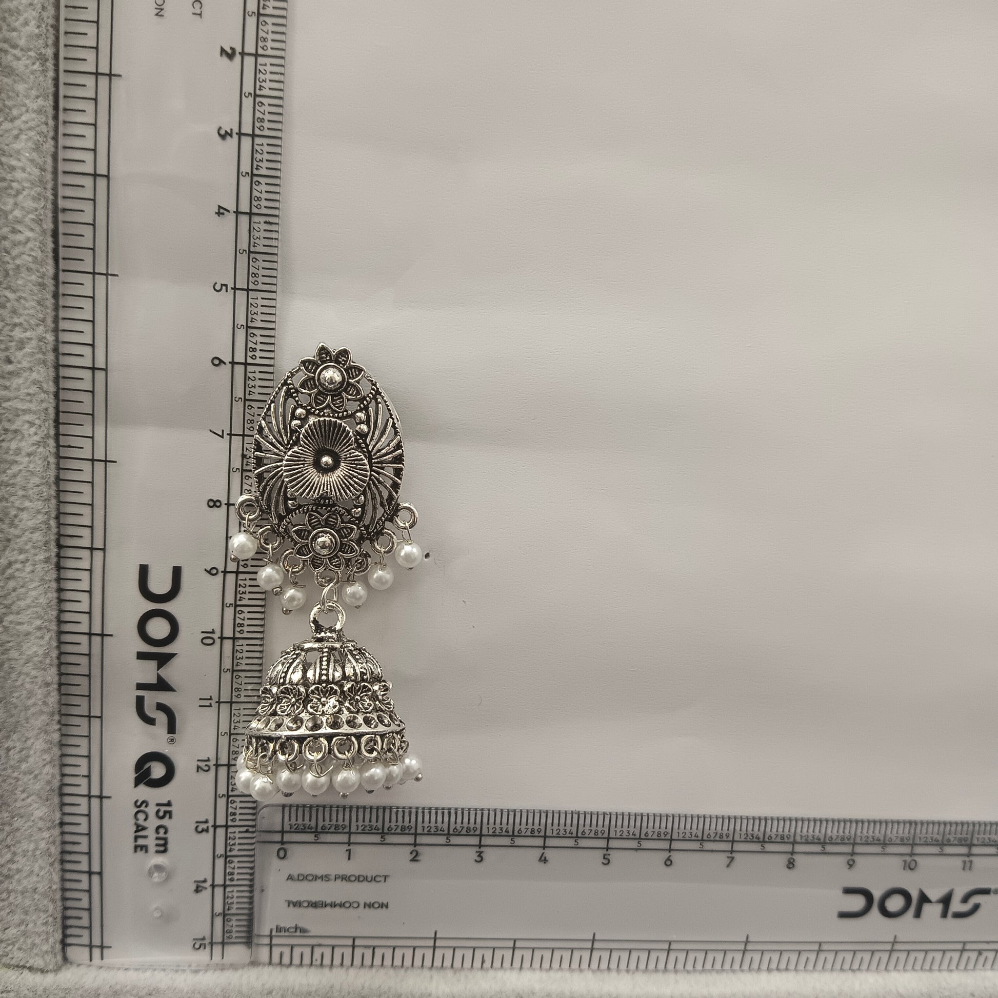 The99Jewel Lightweight Oxidised Jhumki Earrings for women