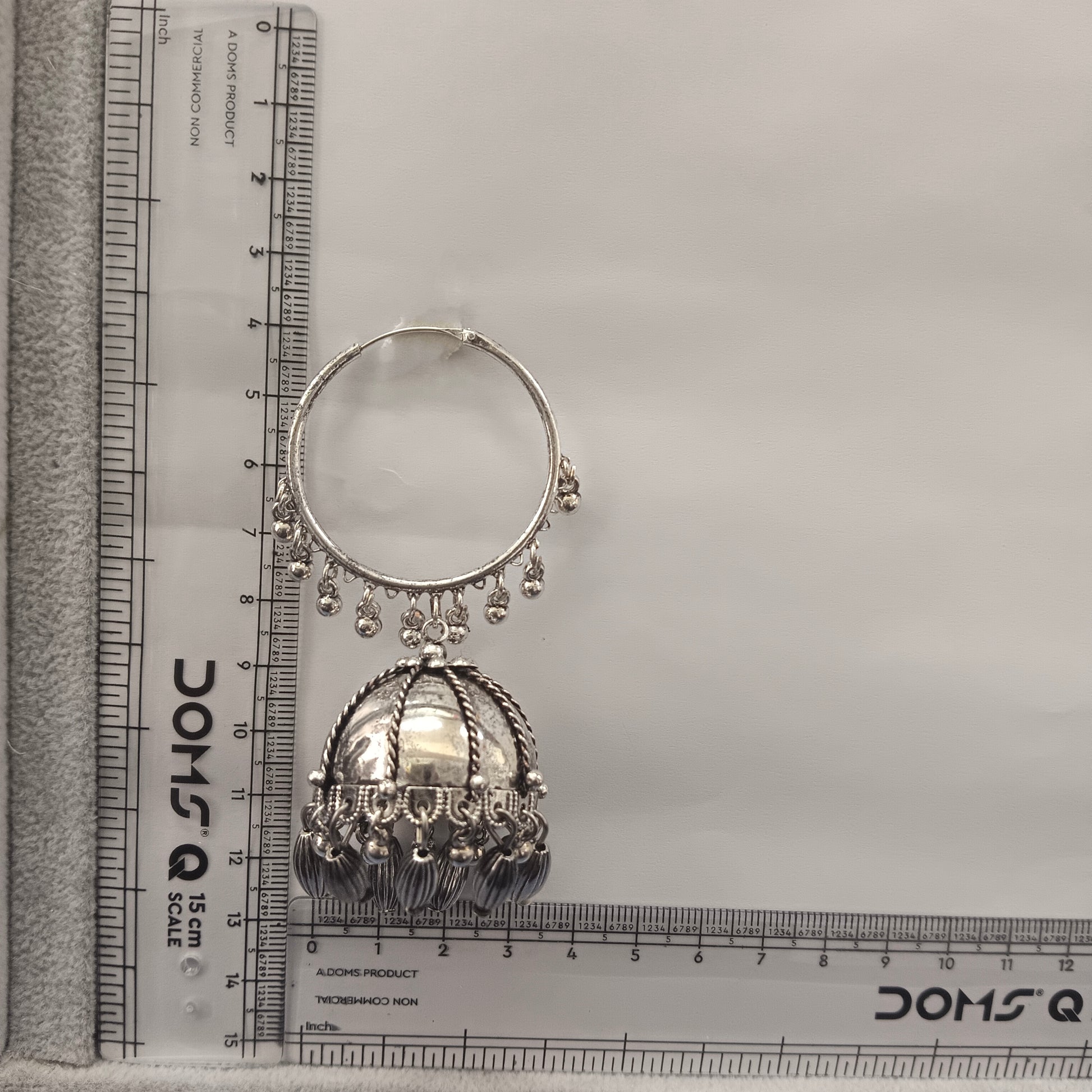 The99Jewel Oxidised Hoop Jhumka Earrings for Girls & Women
