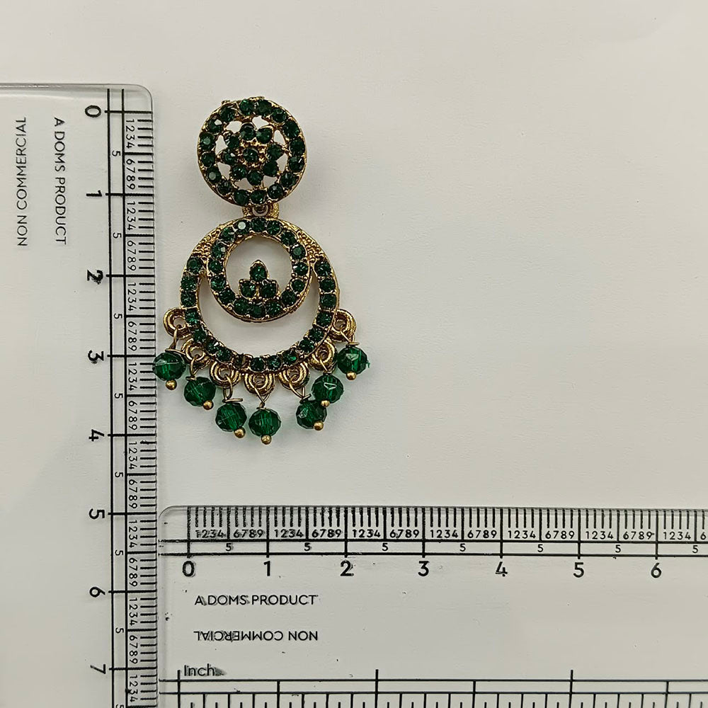 The99Jewel Designer Stone & Pearl Chandelier Earrings for Women