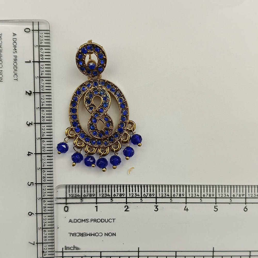 The99Jewel Designer Stone & Pearl Chandelier Earrings for Women