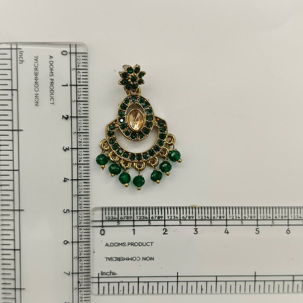 The99Jewel Designer Stone & Pearl Chandelier Earrings for Women