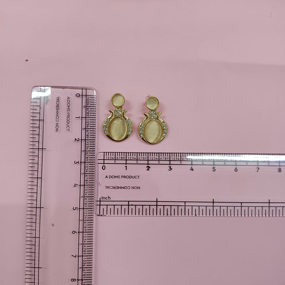 The99Jewel Exclusive Gold Plated Crystal Stone Elegant Earrings