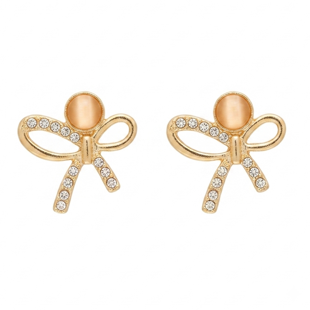 The99Jewel Exclusive Gold Plated Crystal Stone Elegant Earrings