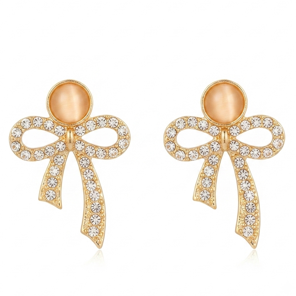 The99Jewel Exclusive Gold Plated Crystal Stone Elegant Earrings