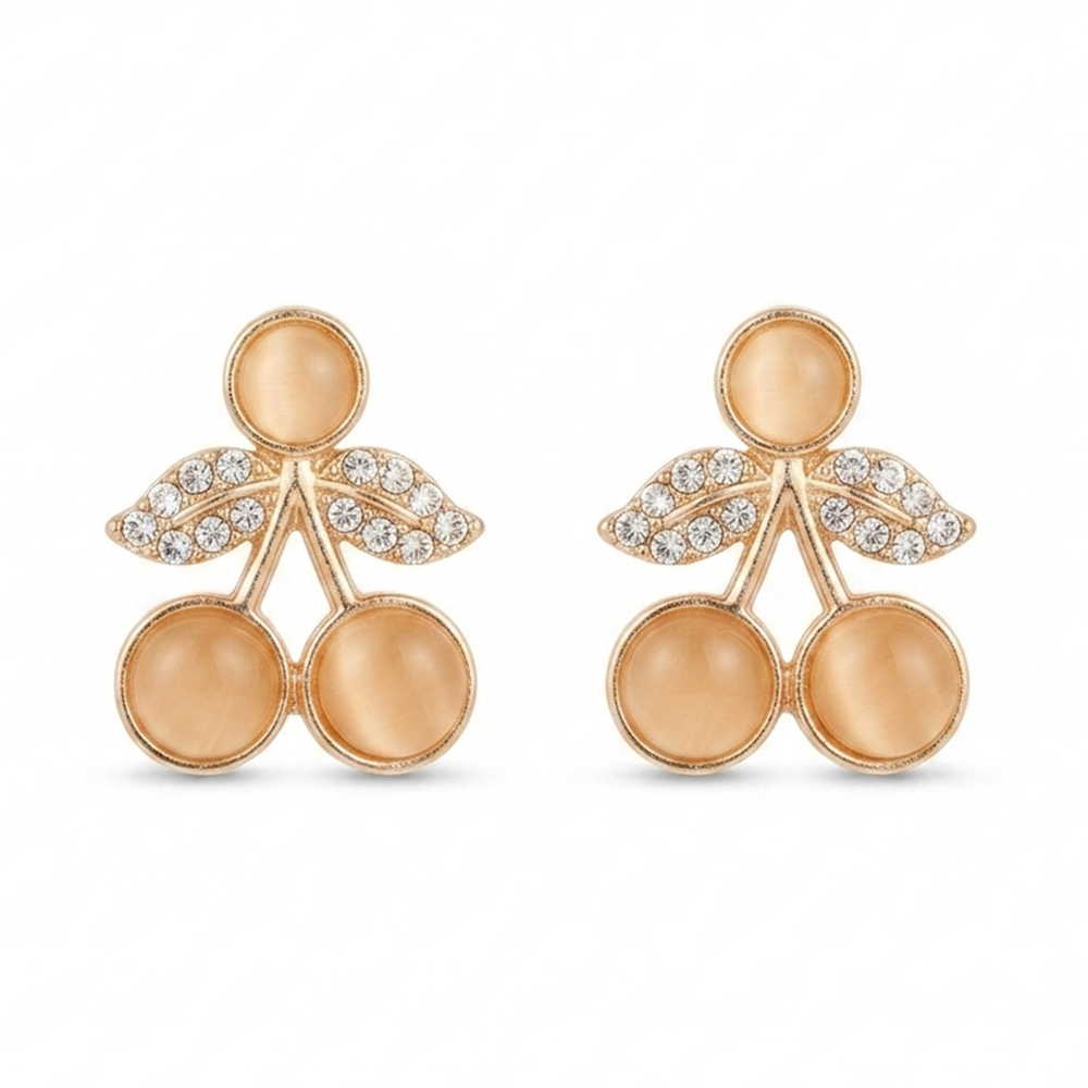 The99Jewel Exclusive Gold Plated Crystal Stone Elegant Earrings