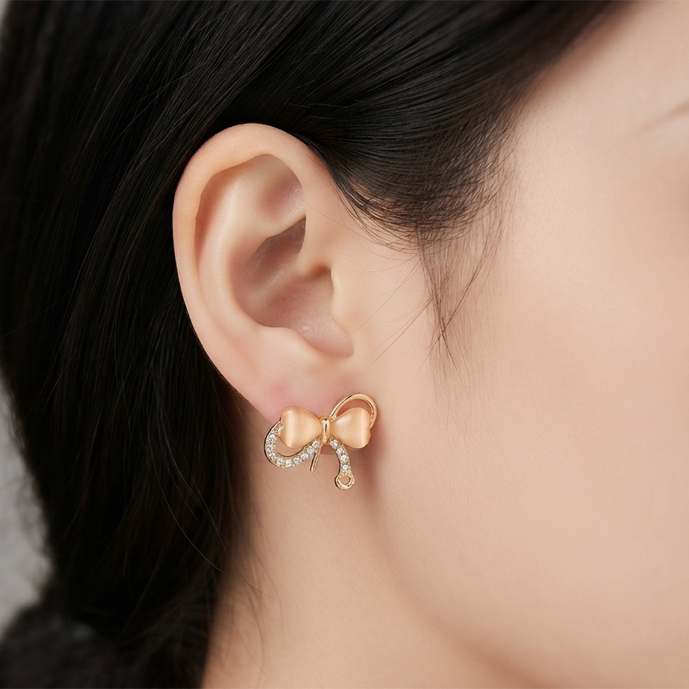 The99Jewel Exclusive Gold Plated Crystal Stone Elegant Earrings