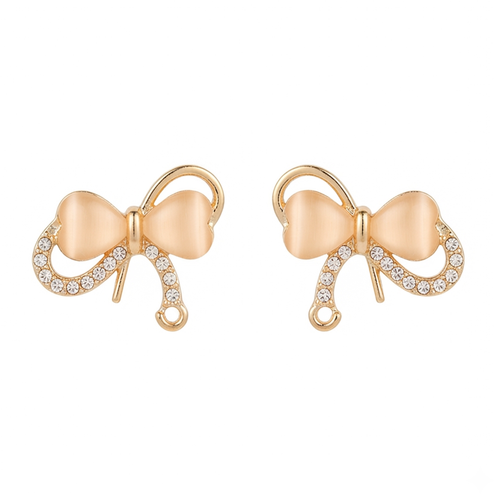 The99Jewel Exclusive Gold Plated Crystal Stone Elegant Earrings