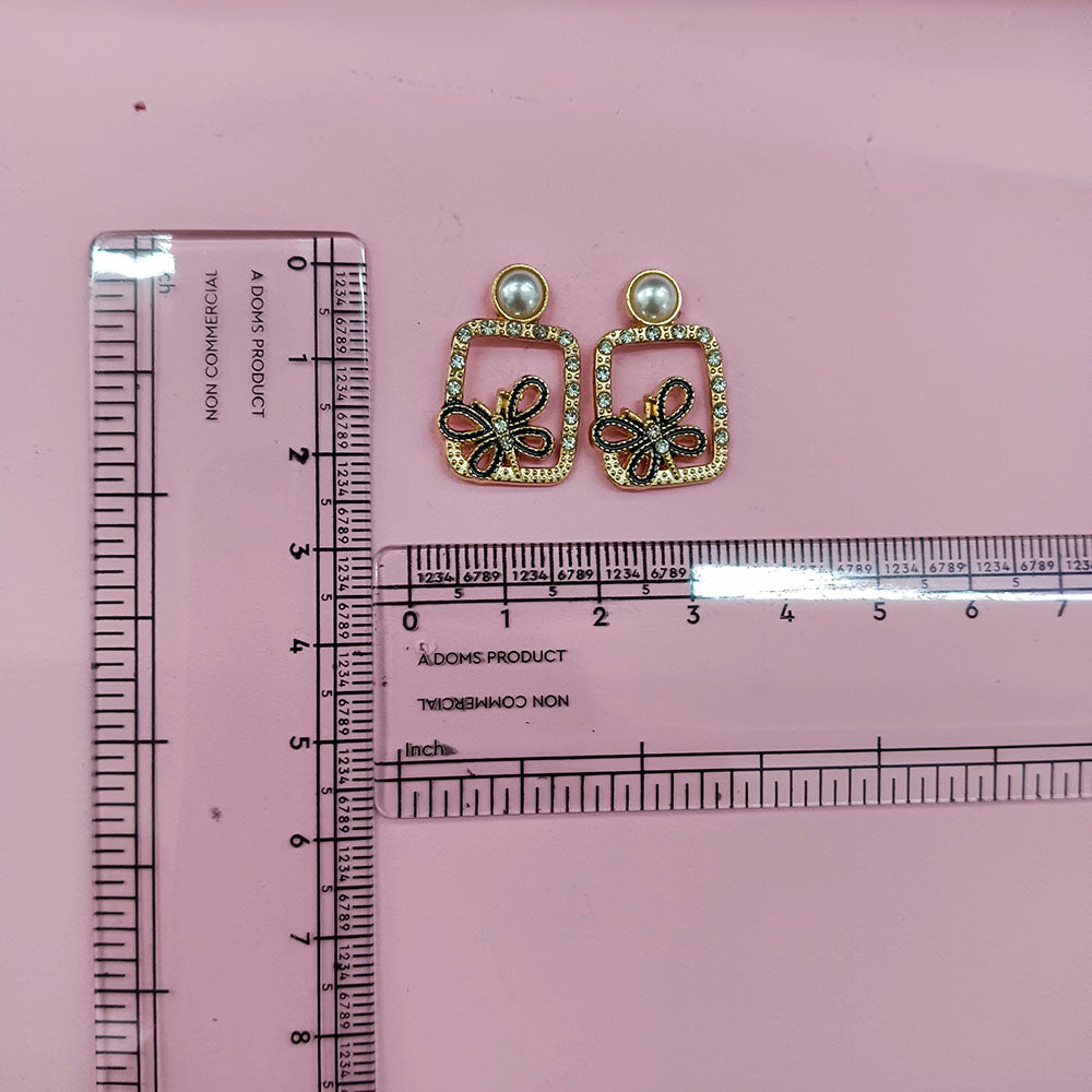 The99Jewel Exclusive Gold Plated Crystal Stone Elegant Earrings