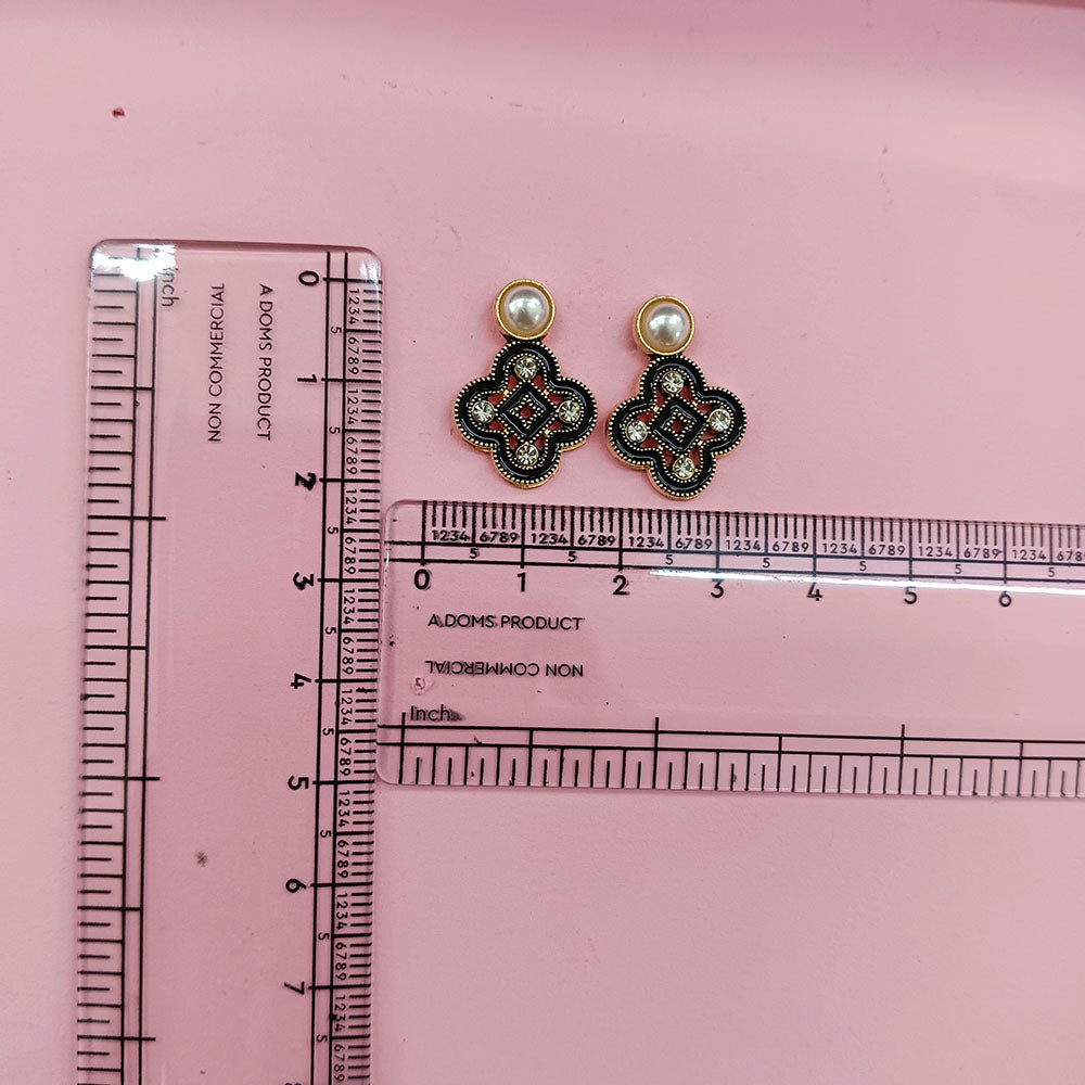 The99Jewel Exclusive Gold Plated Crystal Stone Elegant Earrings