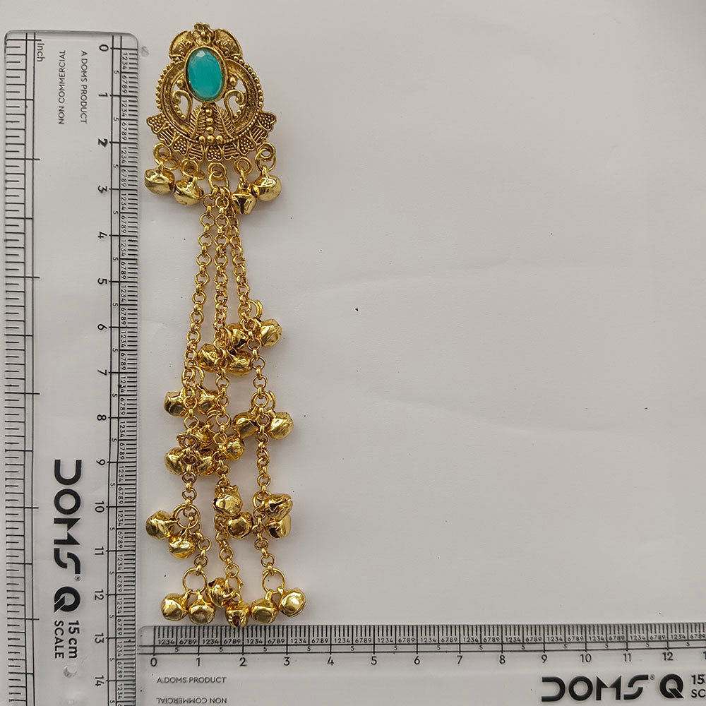 The99Jewel Trendy Kashmiri Gold Plated Ghungroo Earrings for Women
