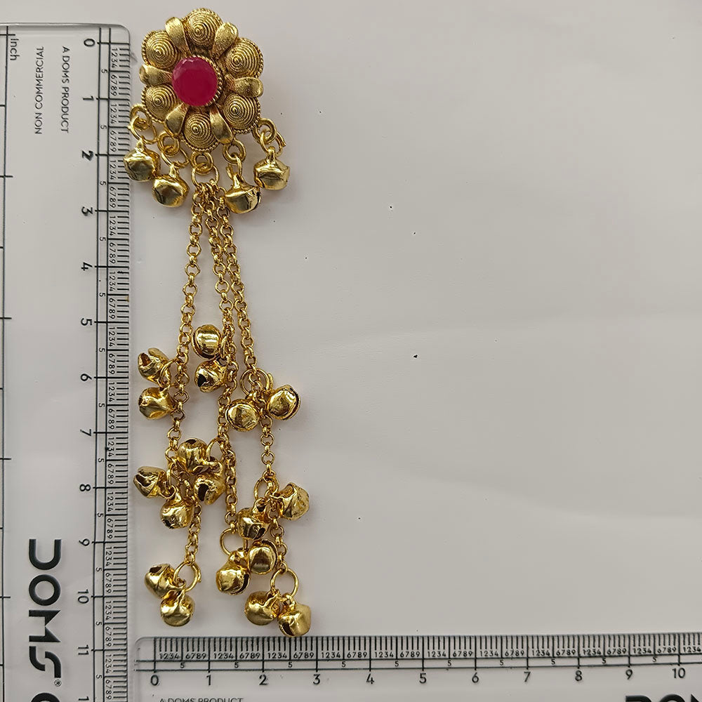 The99Jewel Trendy Kashmiri Gold Plated Ghungroo Earrings for Women