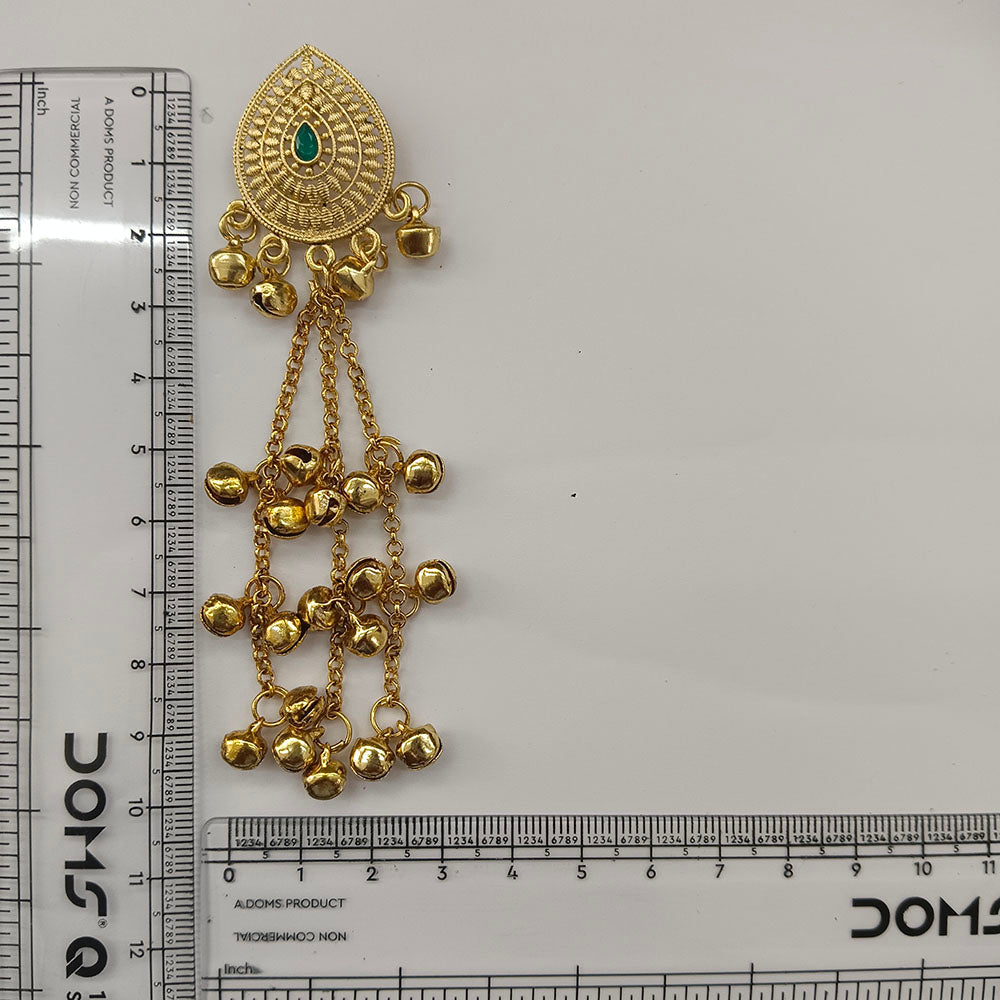 The99Jewel Trendy Kashmiri Gold Plated Ghungroo Earrings for Women