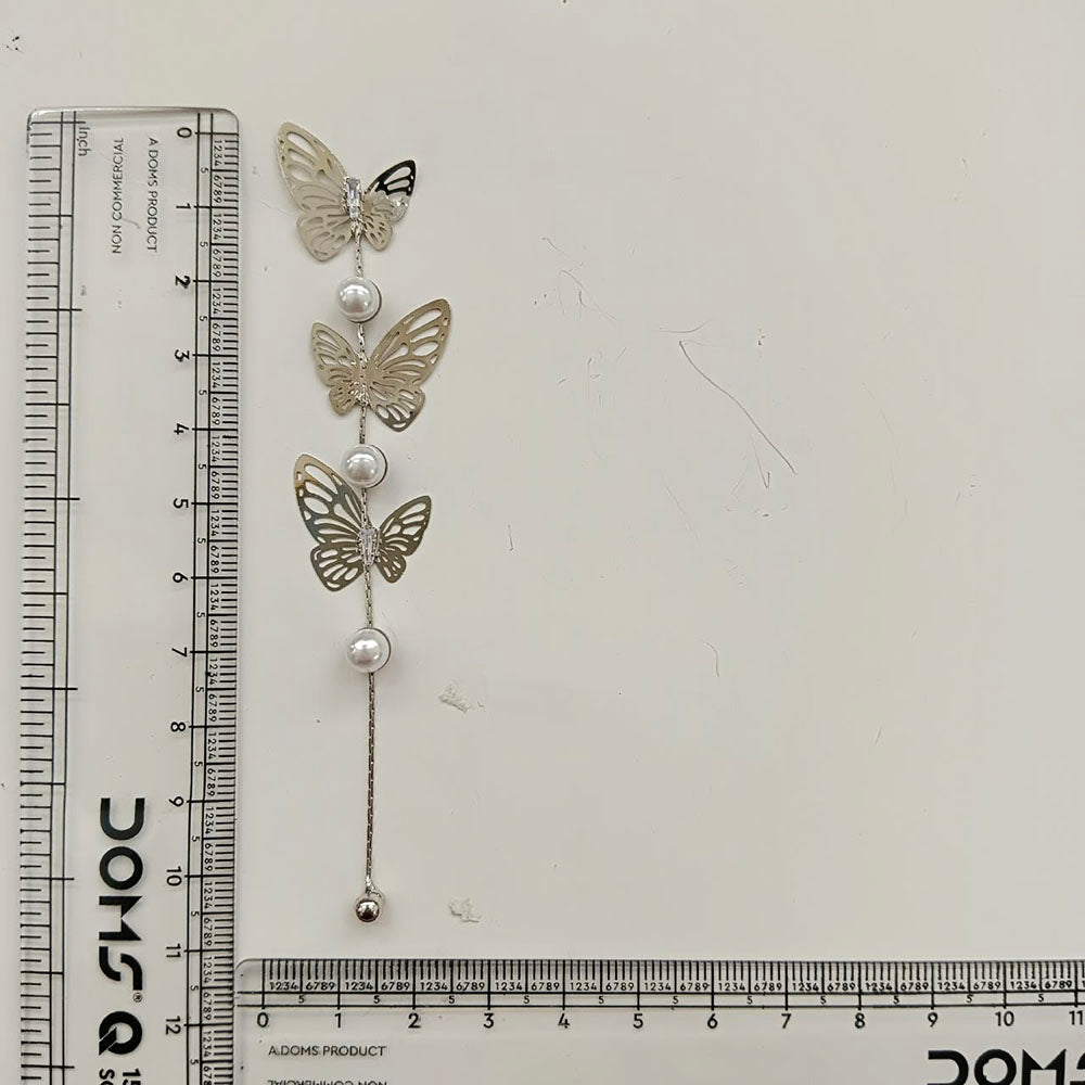 The99Jewel Trendy Long Tassel Earrings with Butterfly  Drop for Women