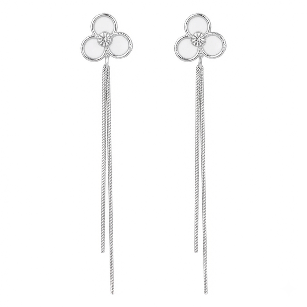 The99Jewel Trendy Long Tassel Earrings with Floral Motif  for Women Stylish Party & Festive Wear Jewellery