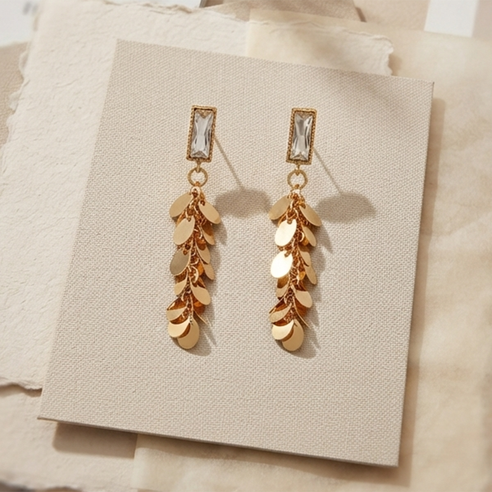 The99Jewel Trendy Long Tassel Earrings with Heart Drop for Women