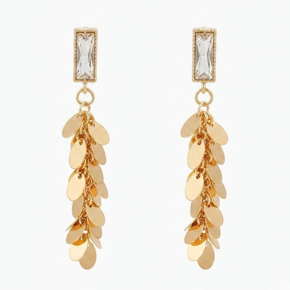 The99Jewel Trendy Long Tassel Earrings with Heart Drop for Women