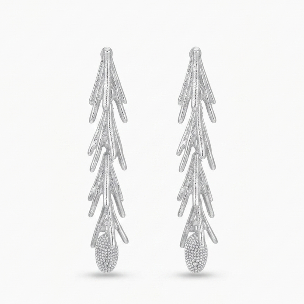 The99Jewel Stylish Tree Branch  Shape Dangler Earrings for Women Classic Ethnic & Party Wear