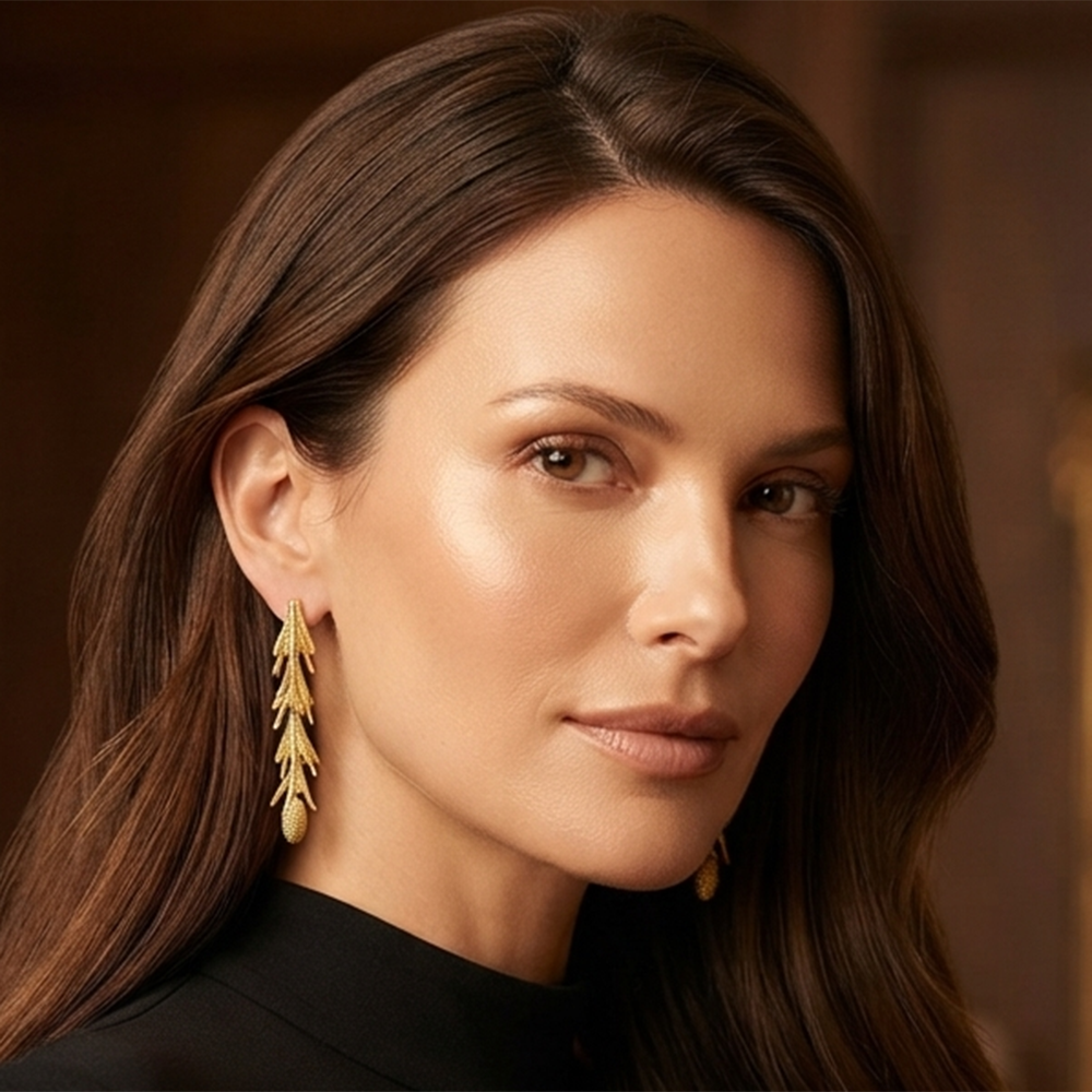 The99Jewel Stylish Tree Branch  Shape Dangler Earrings for Women Classic Ethnic & Party Wear
