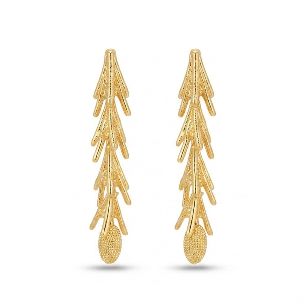 The99Jewel Stylish Tree Branch  Shape Dangler Earrings for Women Classic Ethnic & Party Wear