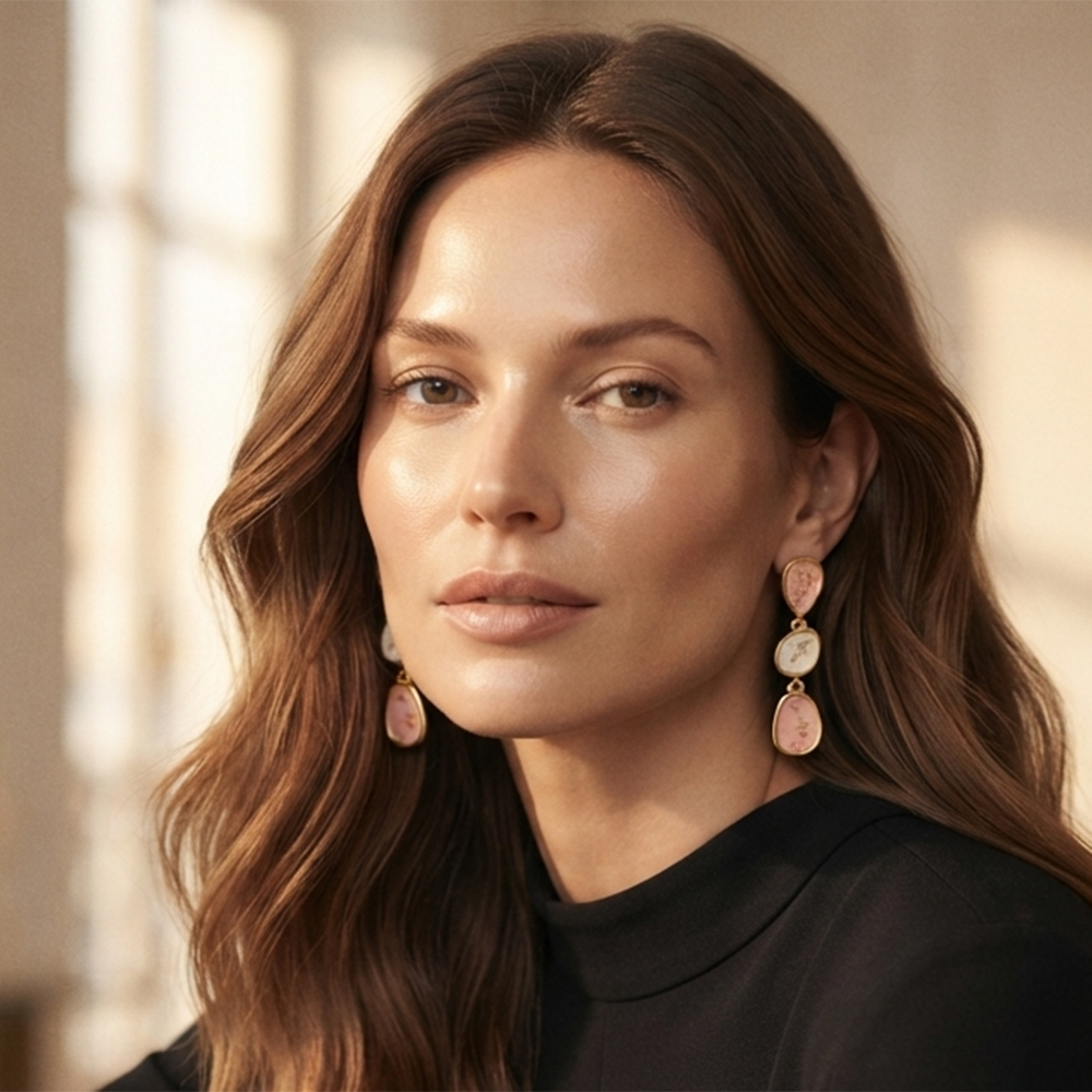The99Jewel Beautiful Gold Plated Rasin Stone Long Dangler Earrings for Women Trendy Ethnic Jewellery