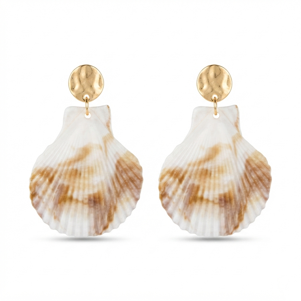 The99Jewel Gorgeous Shell Drop Dangler Earrings for Women Stylish Beach & Festive Fashion Jewellery