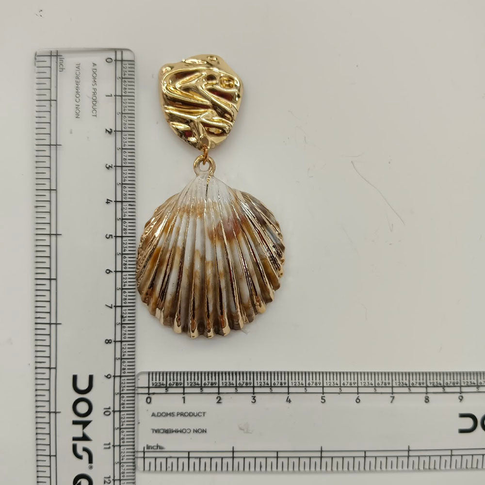 The99Jewel Gorgeous Shell Drop Dangler Earrings for Women Stylish Beach & Festive Fashion Jewellery