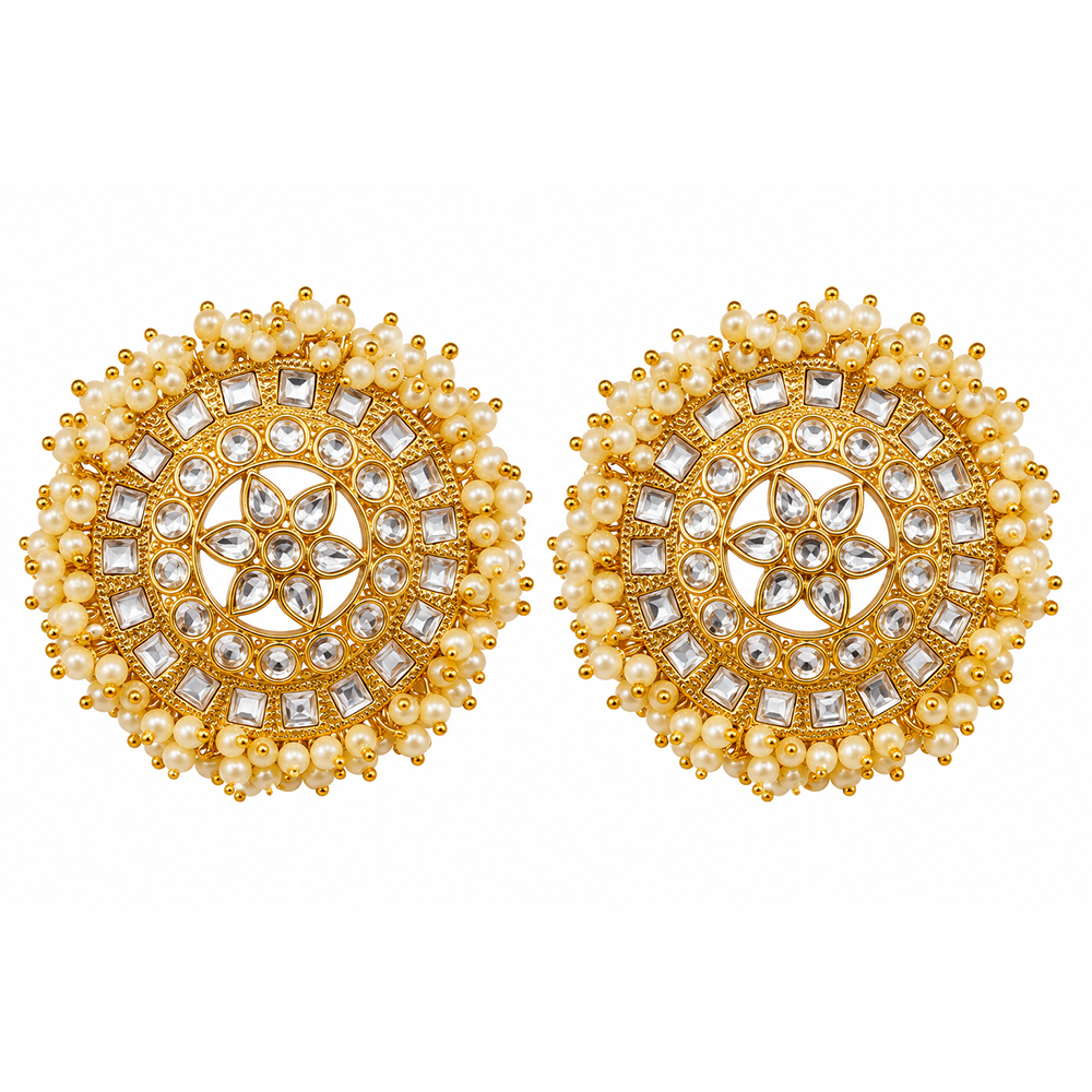 The99Jewel Designer Festive KundanStuds Earrings
