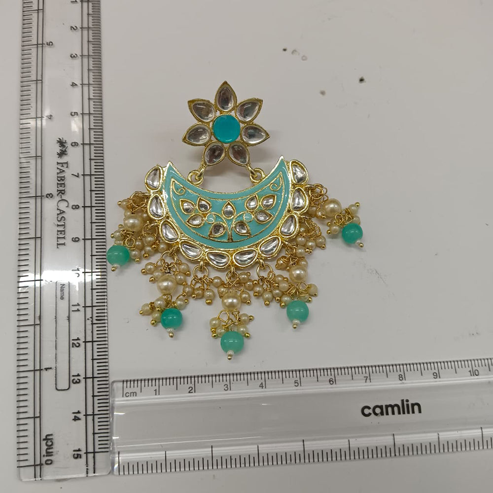 The99Jewel Designer Festive Meenakari Dangler Earrings