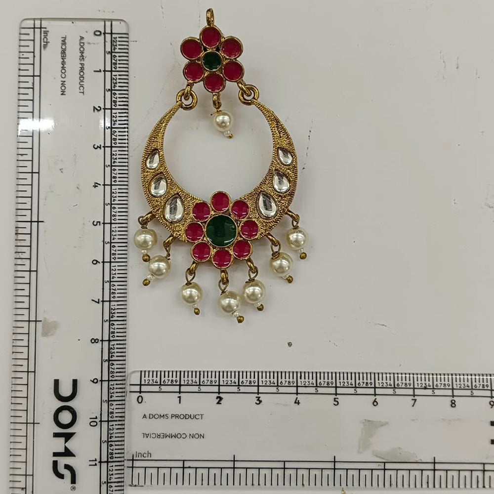 The99Jewel Designer Festive KundanDangler Earrings