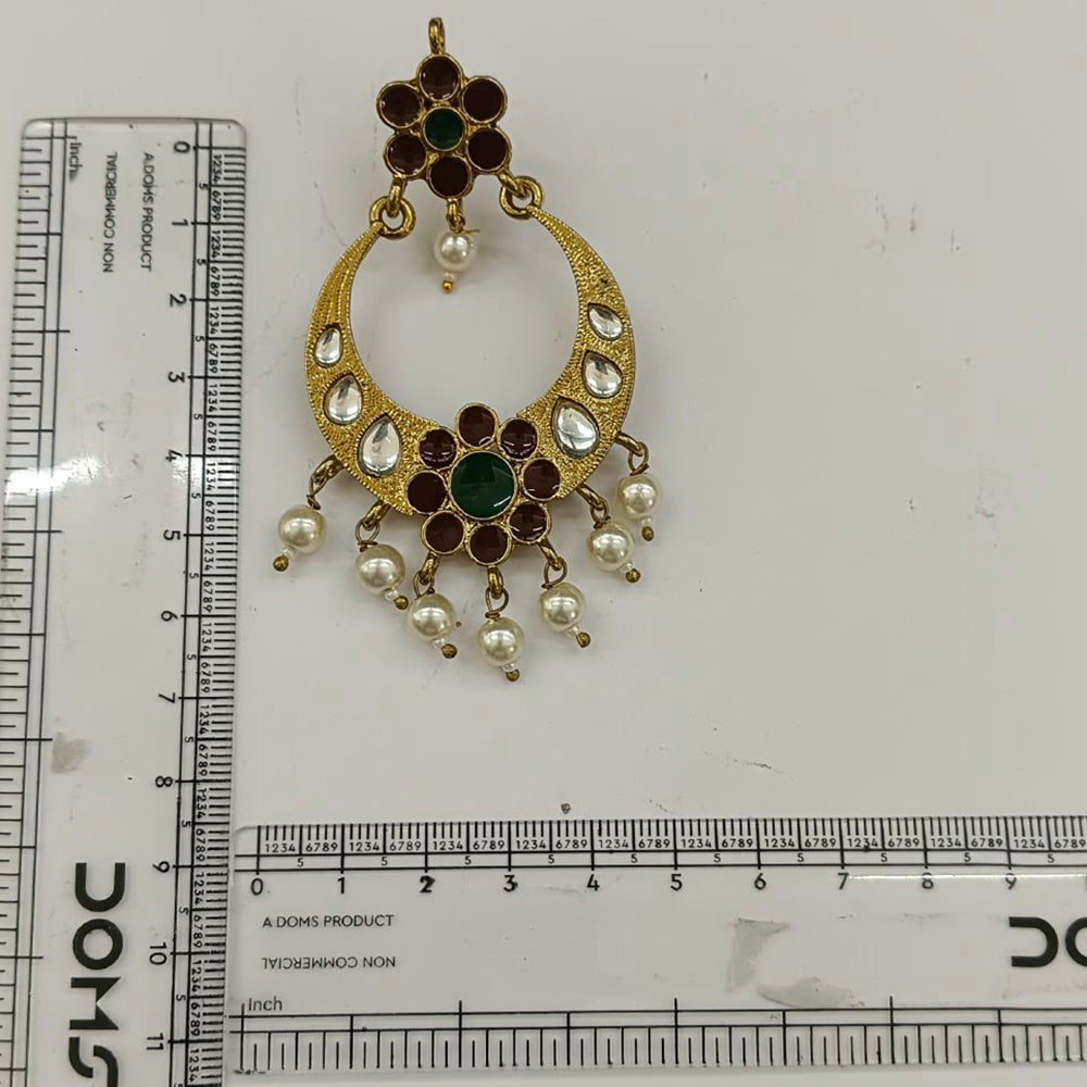 The99Jewel Designer Festive KundanDangler Earrings