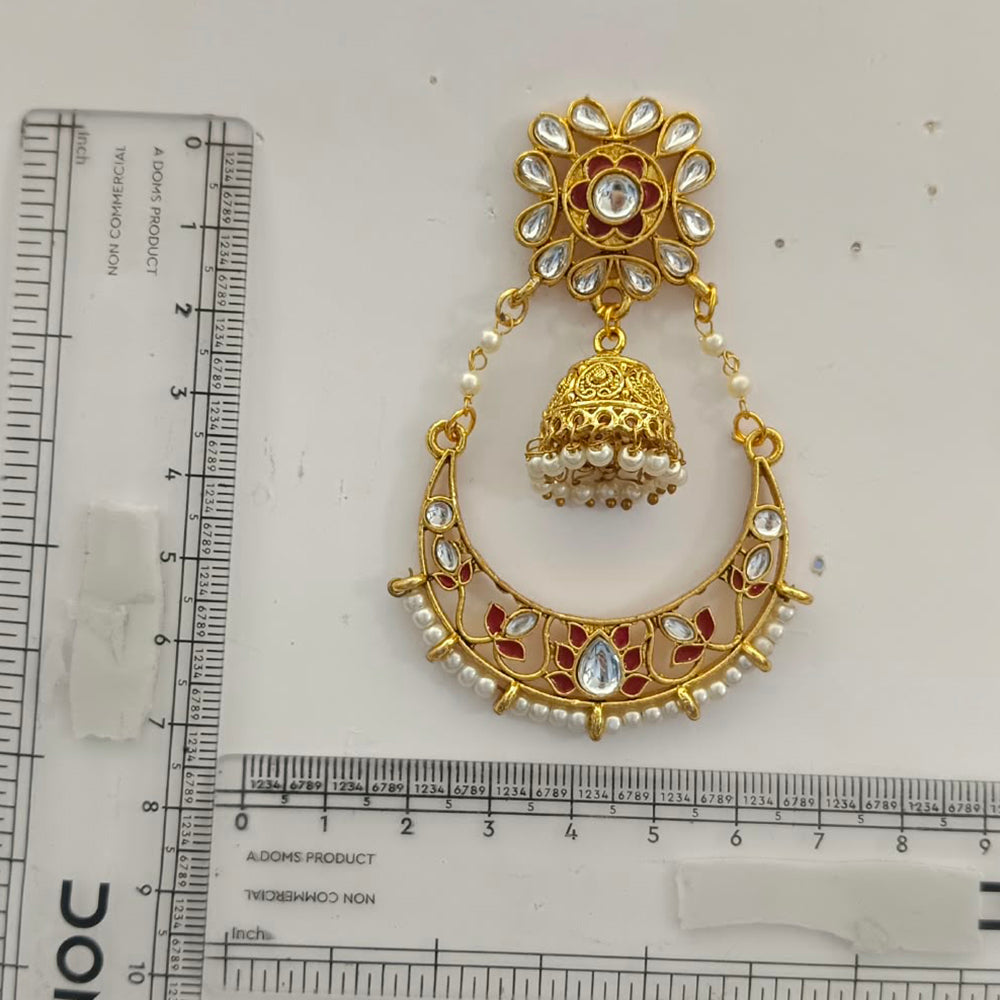 The99Jewel Designer Festive Meenakari Dangler Earrings