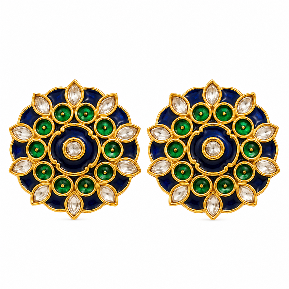 The99Jewel Designer Festive KundanStuds Earrings