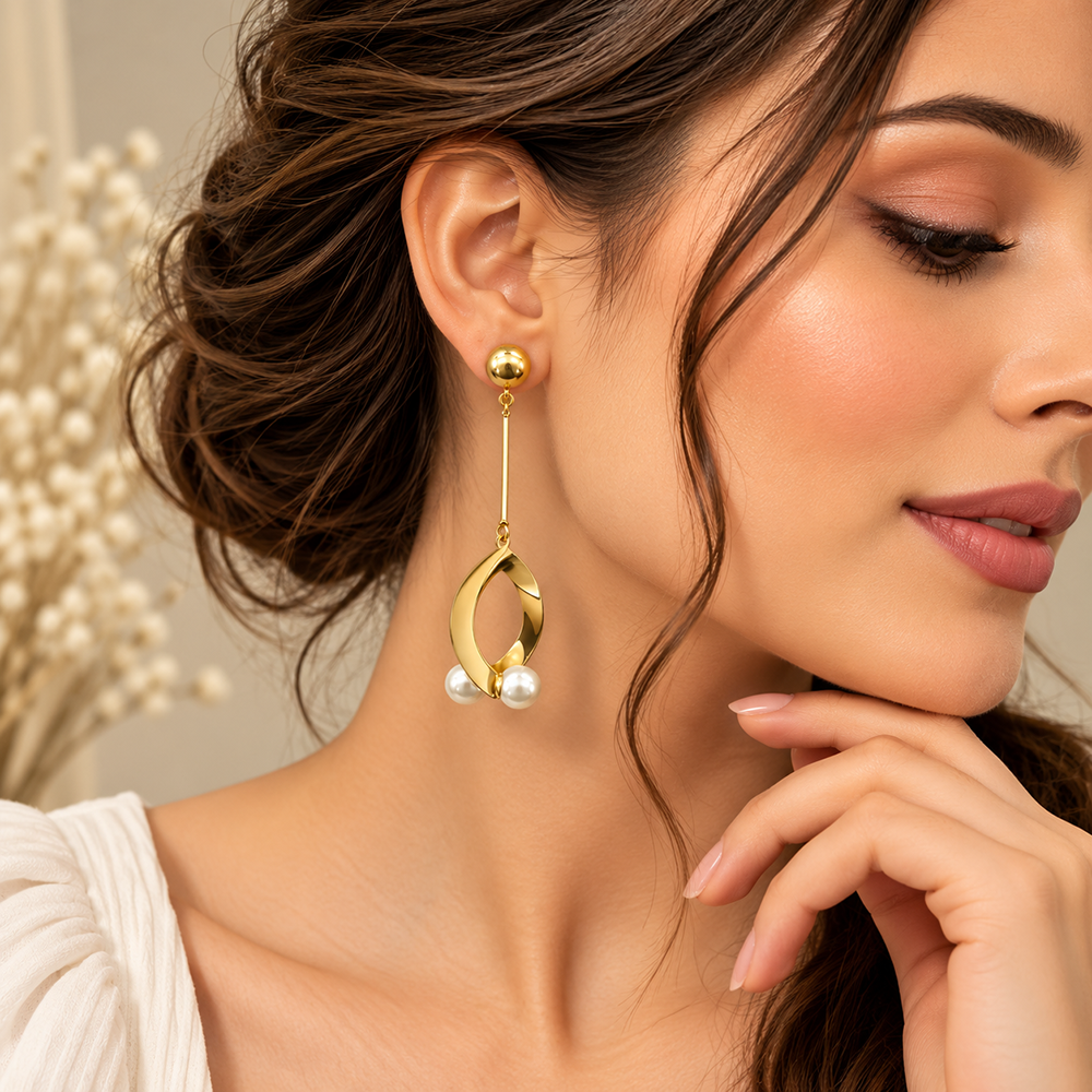 The99Jewel Women's Anti-Tarnish Designer Earrings | Stylish Fashion Jewellery for Daily, Party and Casual Wear