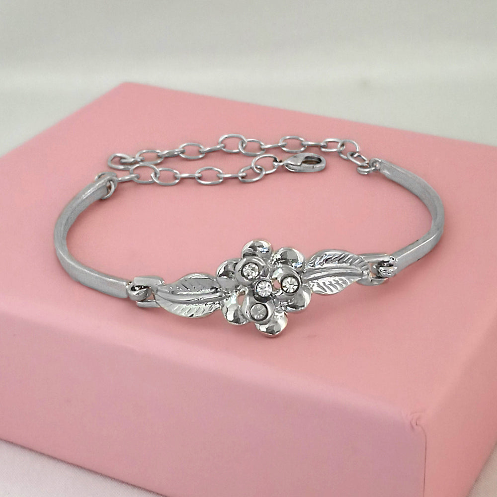 The99Jewel Silver Plated Austrian Stone Bracelet - 1400560