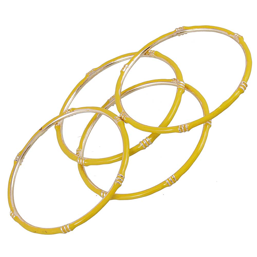 The99Jewel Gold Plated Meenakari Bangles Set ( 4 Piece In Set )