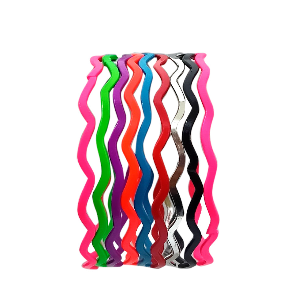 The99Jewel MultiColor Twisted Designer Bangles Set for Women (9 Piece In a set )
