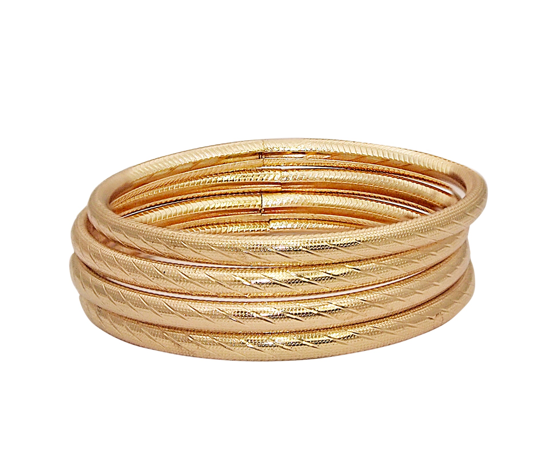 The99Jewel Gold Plated Stylish Bangles Set