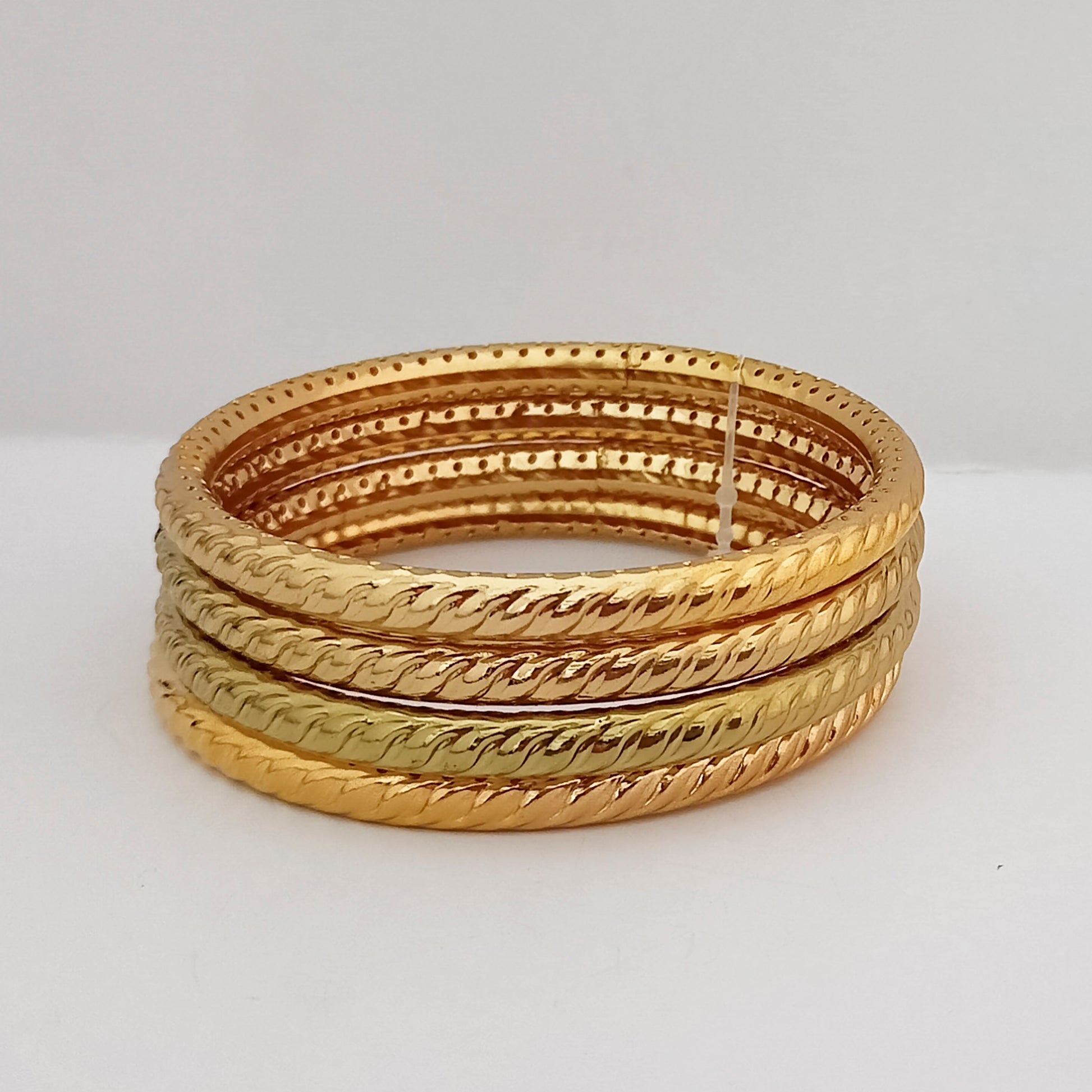 The99Jewel Gold Plated Stylish Bangles Set (4 Piece In a set )