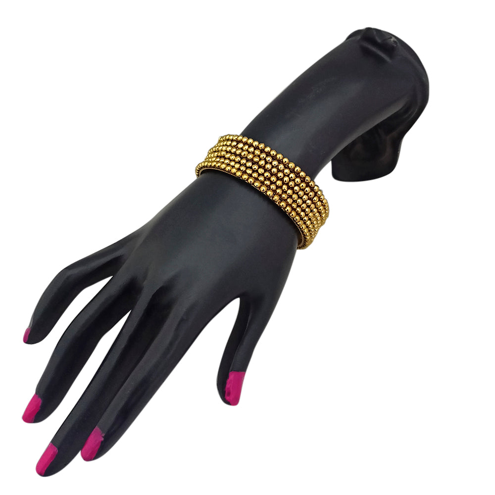The99Jewel Gold Plated Stylish Bangles Set(6 Piece In a set )