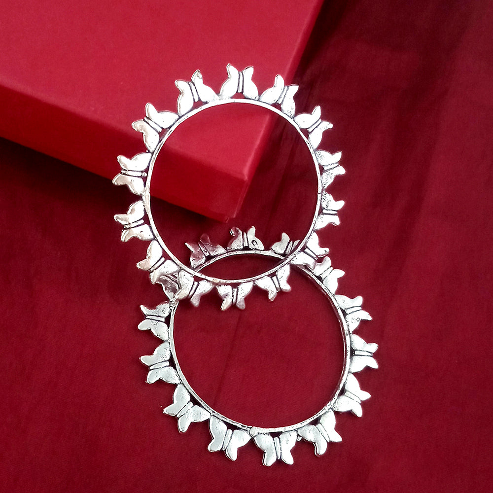 The99Jewel Traditional Oxidised Plated Bangles Set For Women
