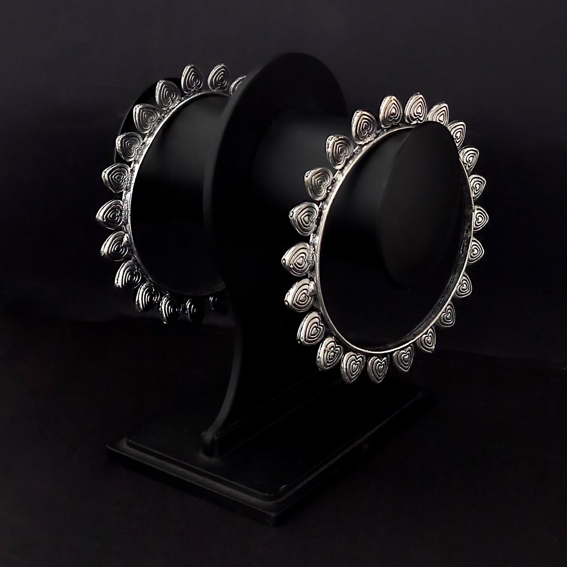 The99Jewel Traditional Oxidised Plated Bangles Set For Women