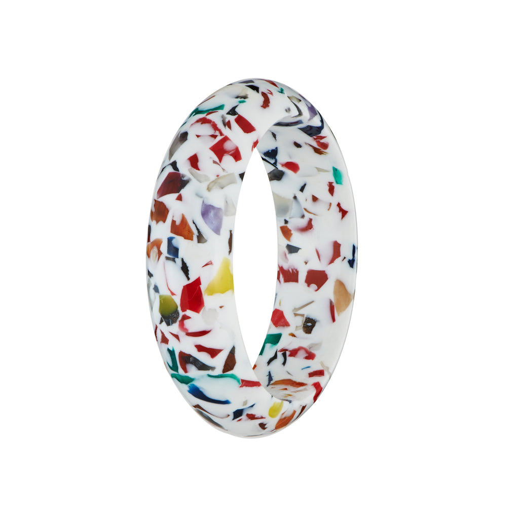 The99Jewel Multi Color Marble Design Acrylic Kada