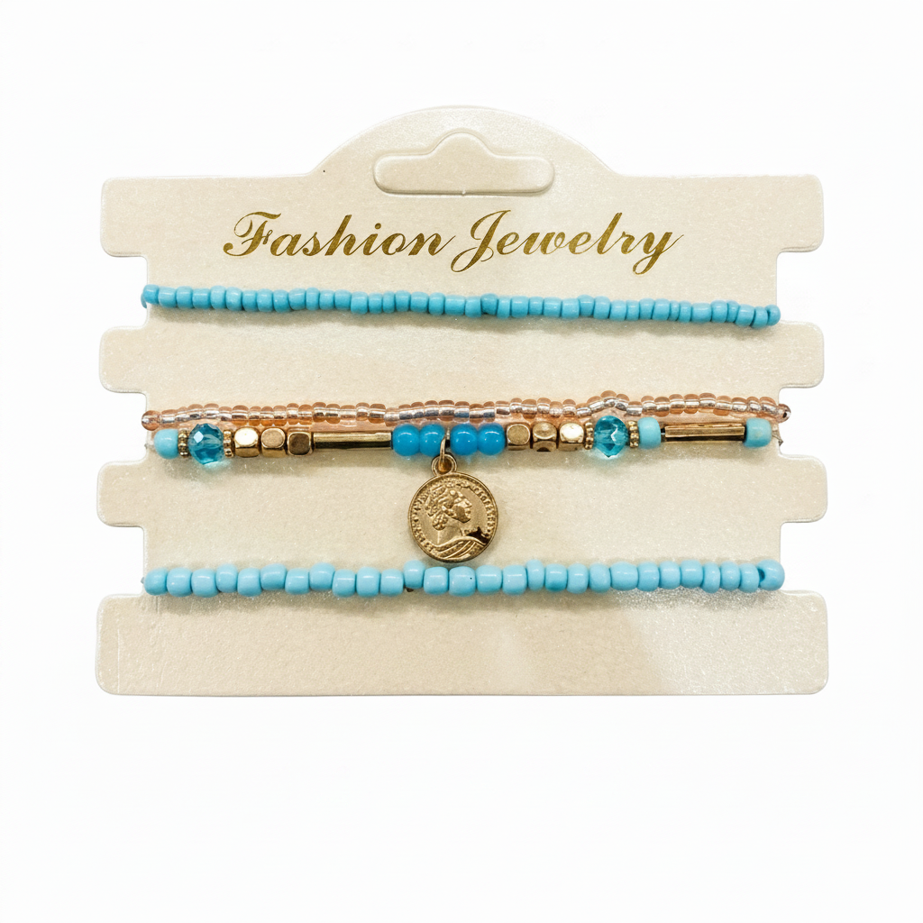 The99Jewel Trendy Charm and Pearl Bracelet Combo For women