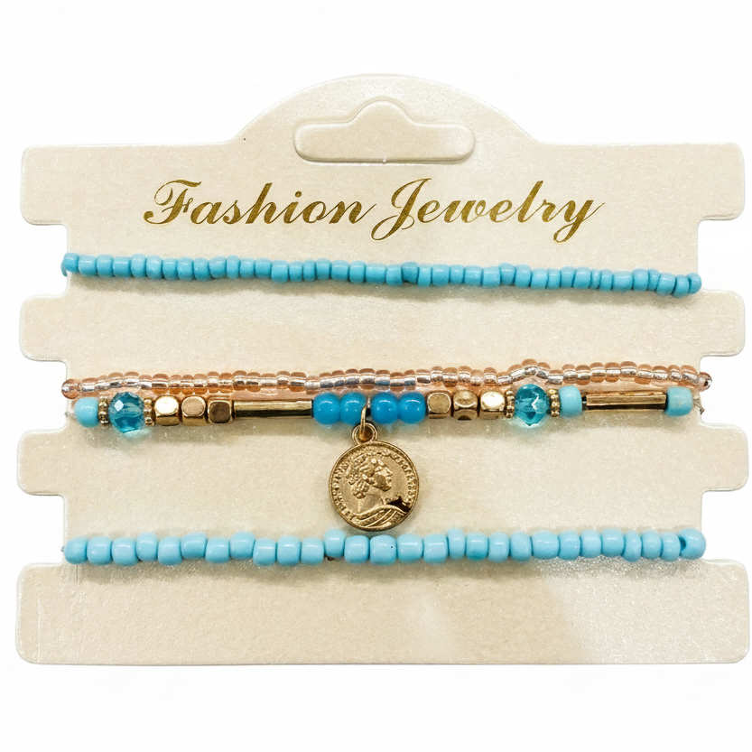 The99Jewel Elegant Charm and Pearl Bracelet Combo For women