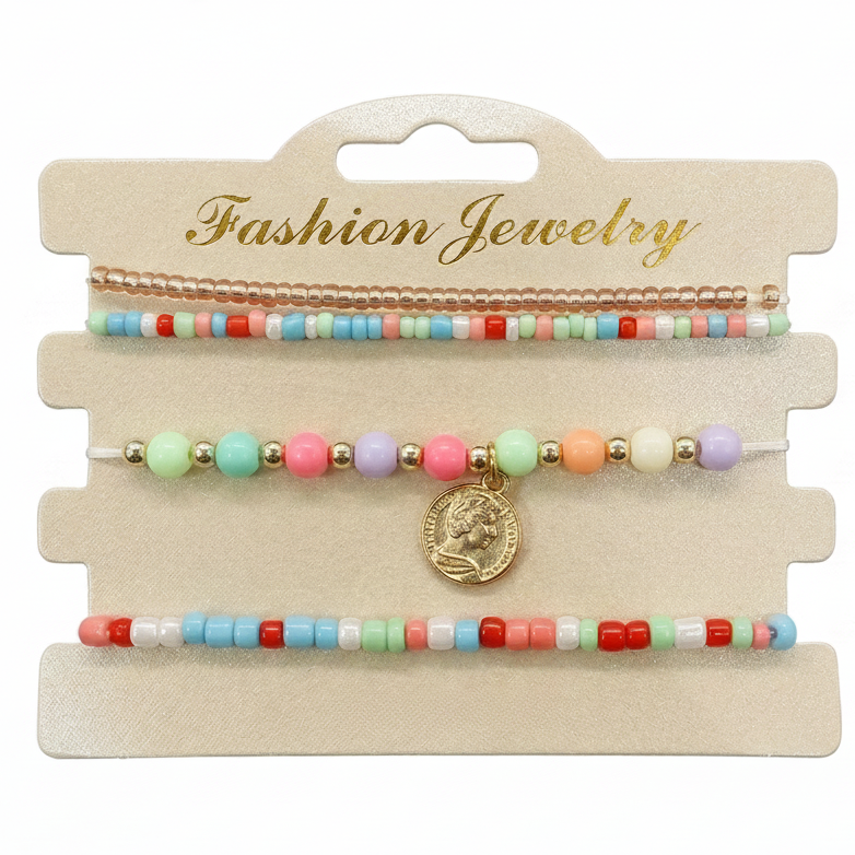 The99Jewel Elegant Charm and Pearl Bracelet Combo For women