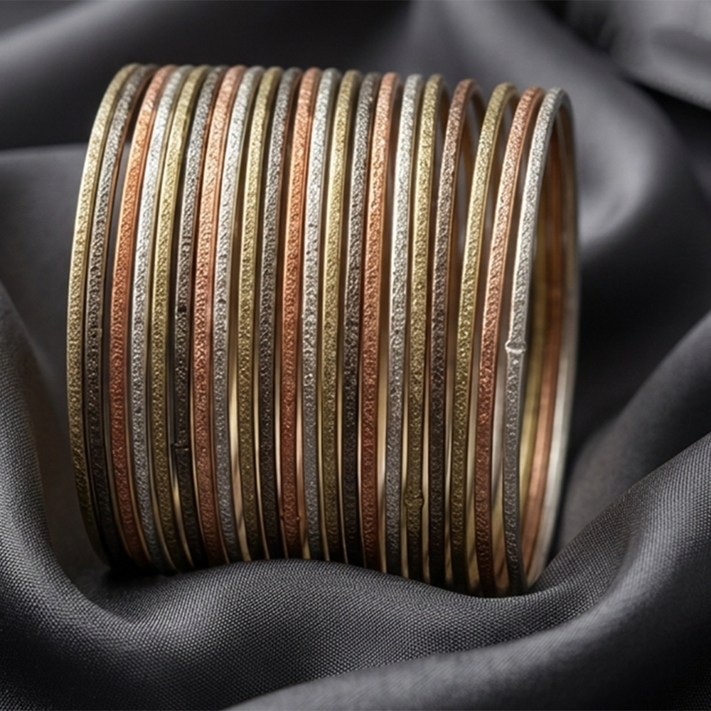 The99Jewel Graceful Indo-Western Bangles Set For Women (24 Piece In a set )