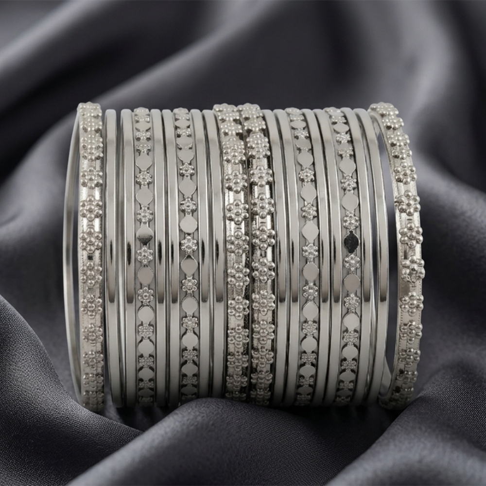 The99Jewel Traditional Oxidised  Bangles Set For Women (20 Piece In a set )