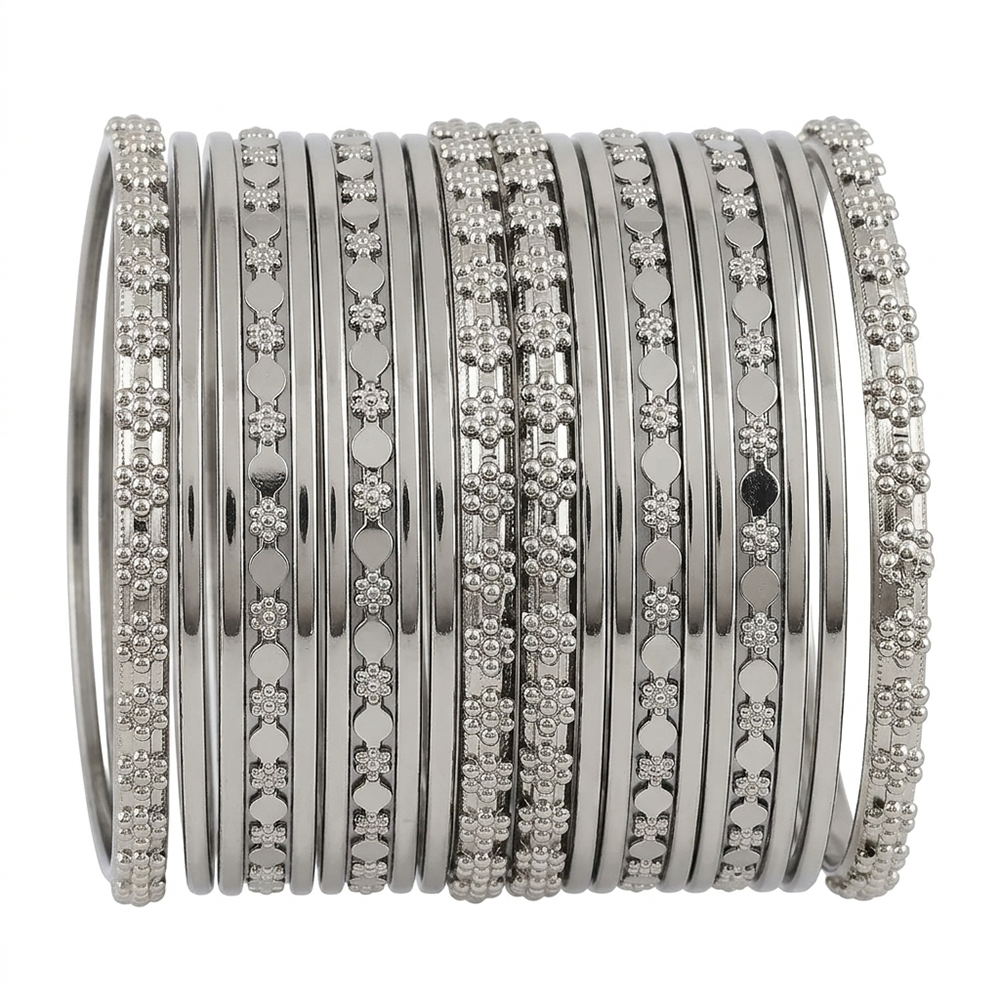 The99Jewel Traditional Oxidised  Bangles Set For Women (20 Piece In a set )