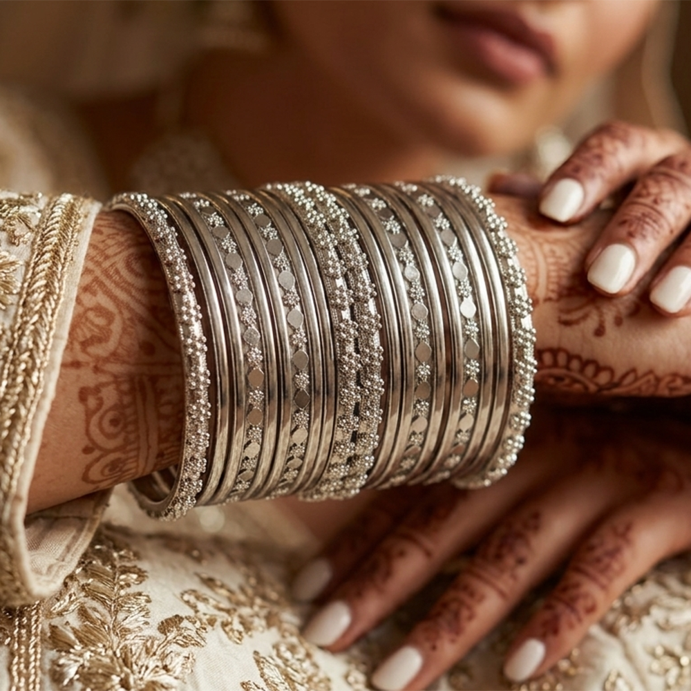 The99Jewel Traditional Oxidised  Bangles Set For Women (20 Piece In a set )